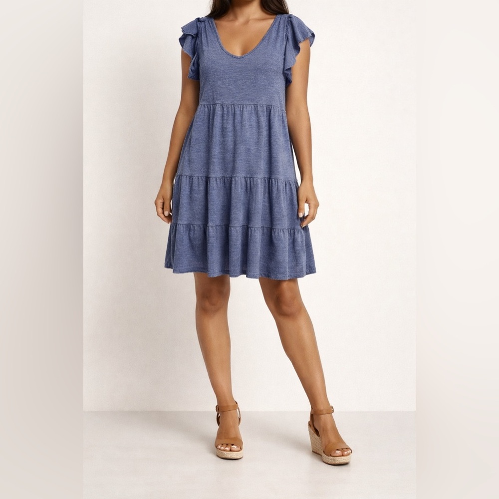Blue Baby Doll Dress